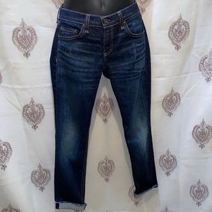 RAG & BONE DRE CROP/ANKLE BLUE JEANS SZ 25